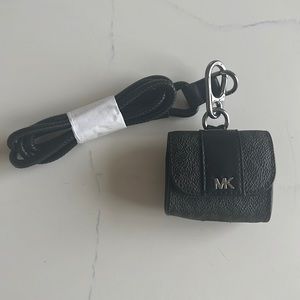 MICHAEL KORS signature AirPod pro case with lanyard